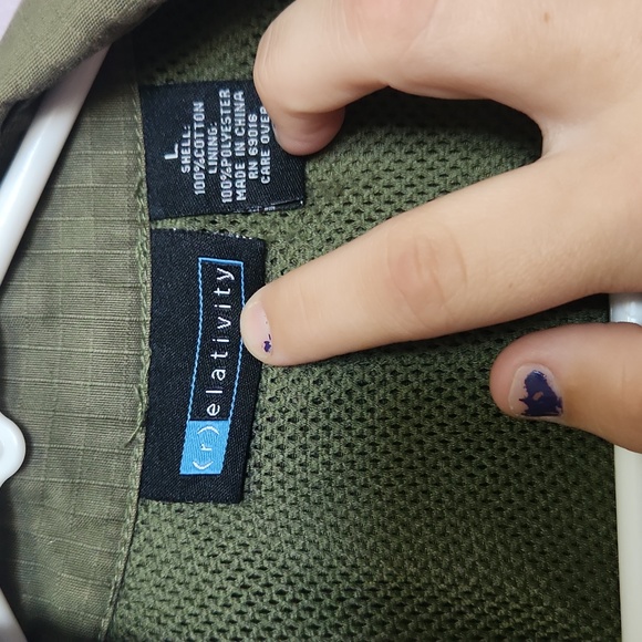 Womens green jacket - Picture 2 of 2